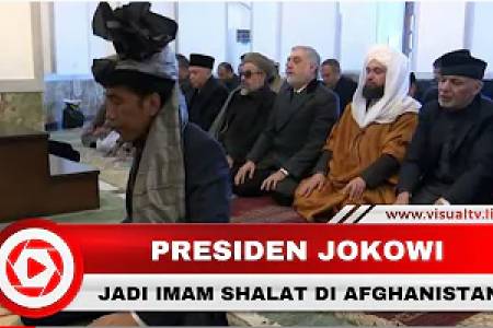 Kunjungan ke Afghanistan, Jokowi Jadi Imam Shalat Presiden Ashraf Ghani